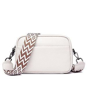 PU Leather Camera Bag with Adjustable Strap